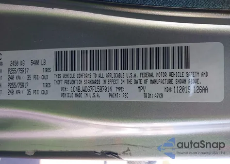 2015 Jeep Wrangler Unlimited Sport z USA, uszkodzony, nr VIN 1C4BJWDG7FL587014